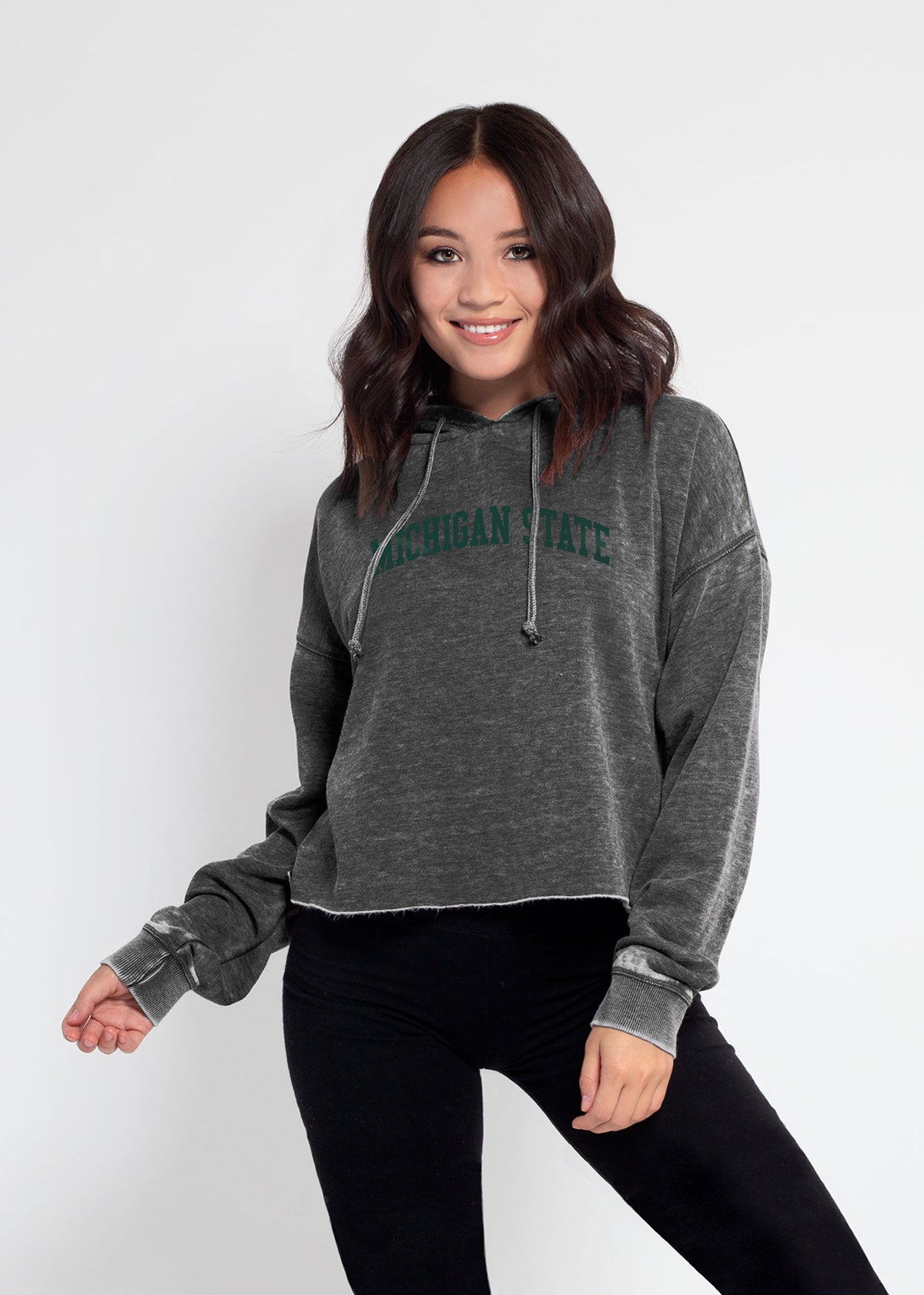 Campus Hoodie Michigan State Spartans in Charcoal