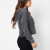 Harvard Big Logo Mid-Length Hoodie