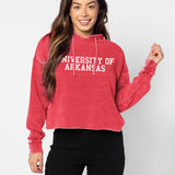 Campus Hoodie Arkansas Razorbacks in Cardinal