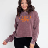 Campus Hoodie Virginia Tech Hokies in Merlot