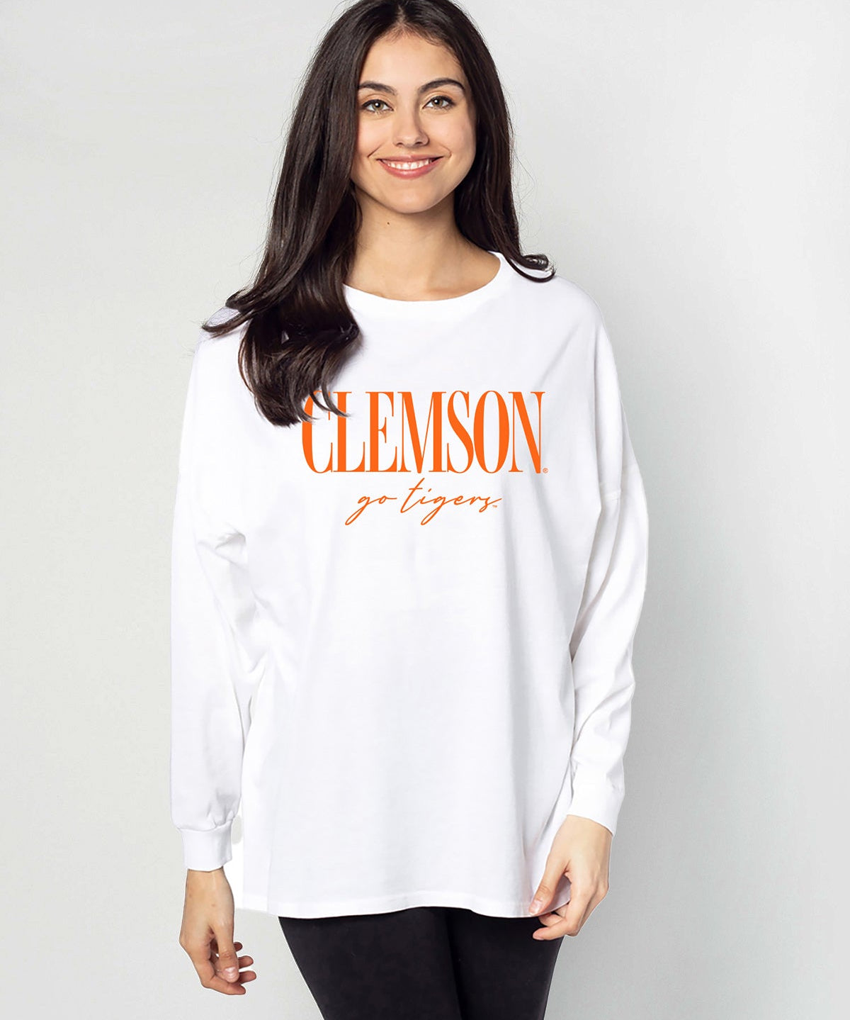 Oversized Clemson Tigers women’s tee