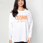 Oversized Clemson Tigers women’s tee