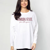 Oversized Florida State Seminoles women’s tee