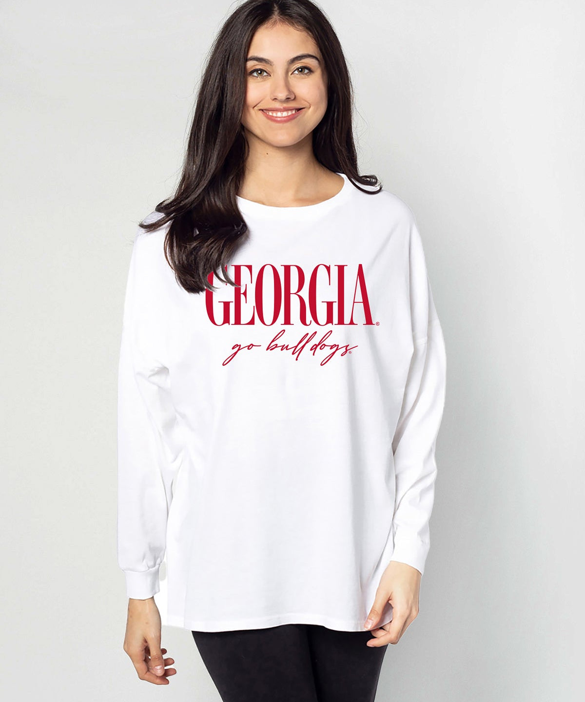Oversized Georgia Bulldogs women’s tee