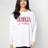 Oversized Georgia Bulldogs women’s tee