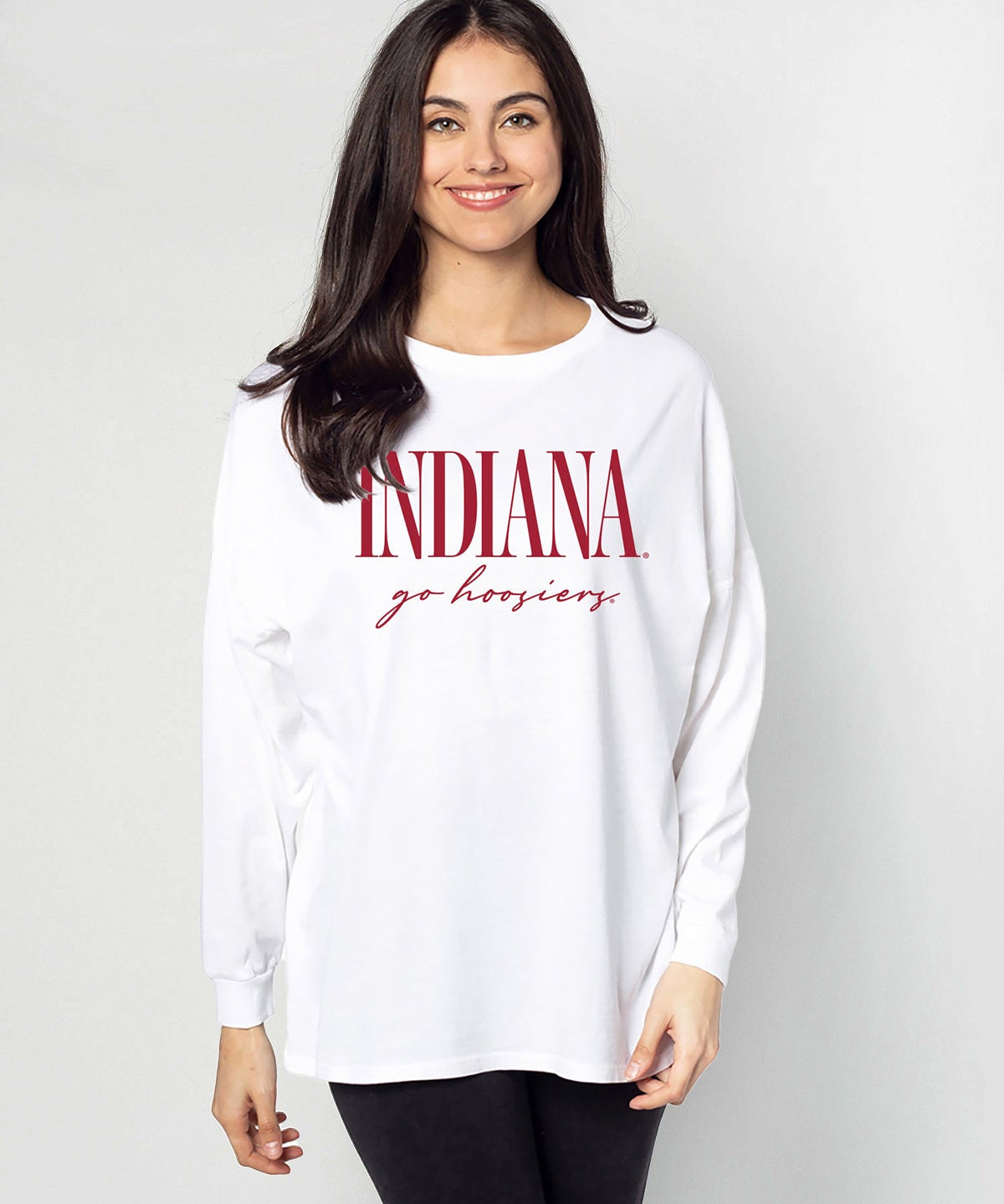 Oversized Indiana Hoosiers women’s tee