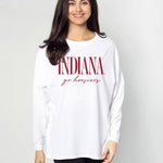 Oversized Indiana Hoosiers women’s tee