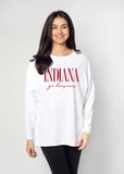 Oversized Indiana Hoosiers women’s tee