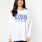 Oversized Kansas Jayhawks women’s tee