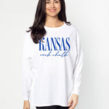 Oversized Kansas Jayhawks women’s tee