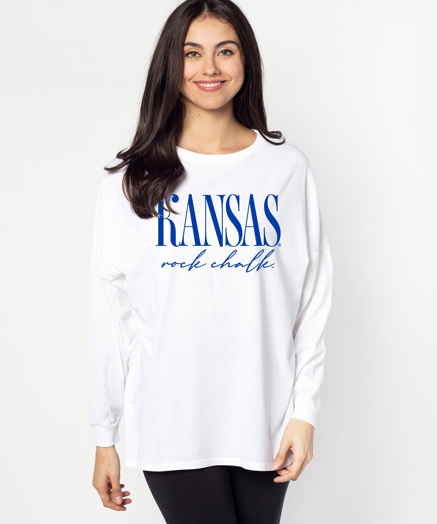 Oversized Kansas Jayhawks women’s tee