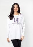 Oversized LSU women’s Tigers tee