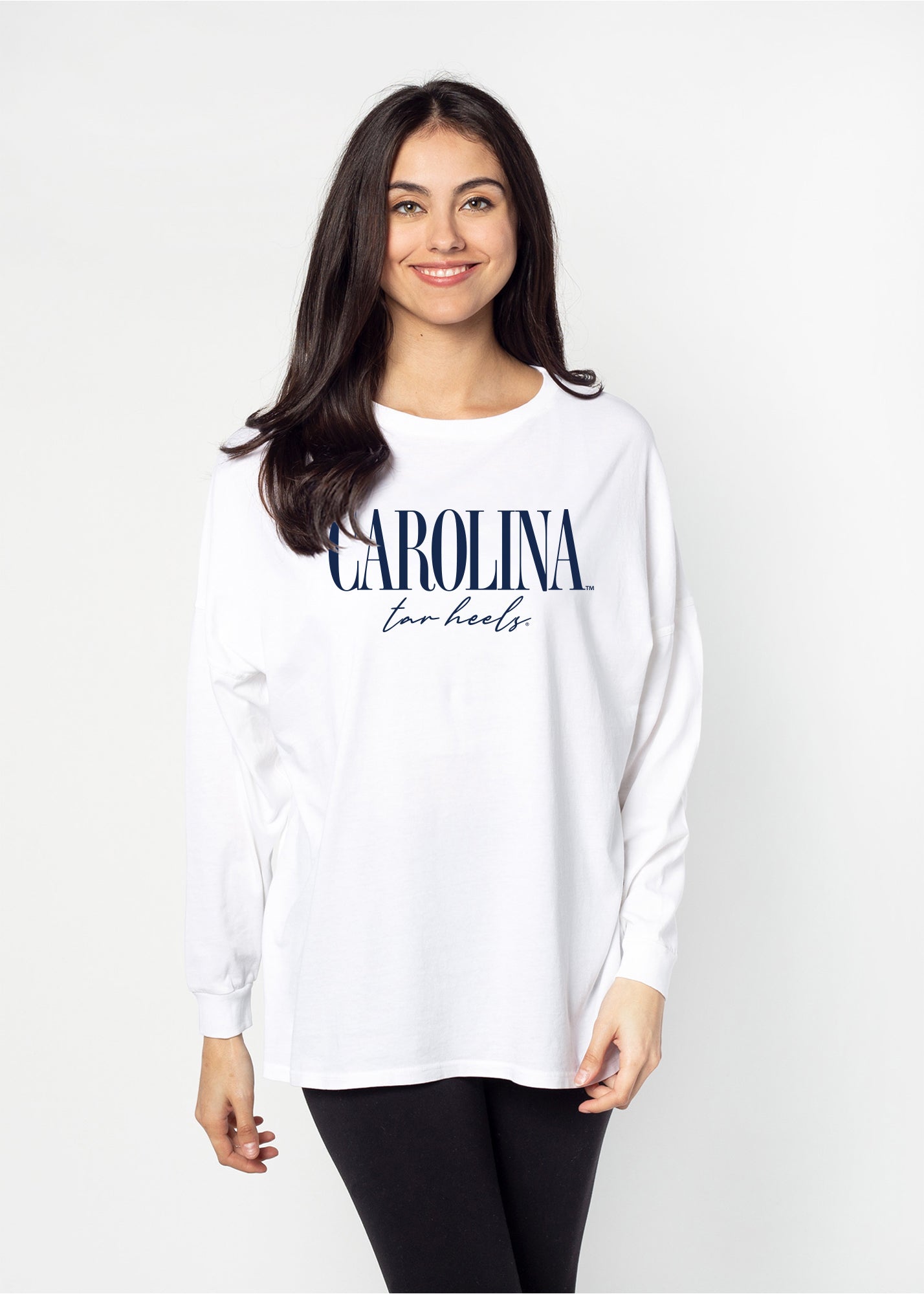 Oversized North Carolina Tar Heels women’s tee