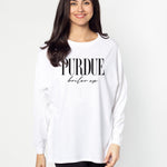Oversized Purdue Boilermakers women’s tee