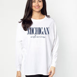 Oversized Michigan Wolverines women’s tee