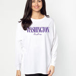 Oversized Washington Huskies women’s tee