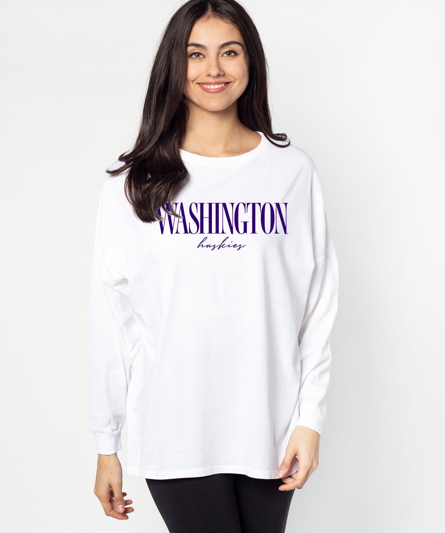 Oversized Washington Huskies women’s tee
