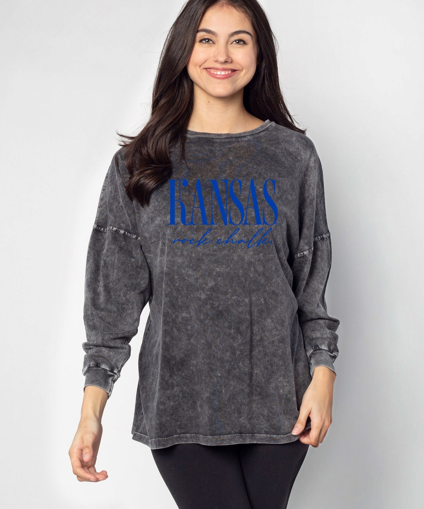 Oversized Kansas Jayhawks women’s tee