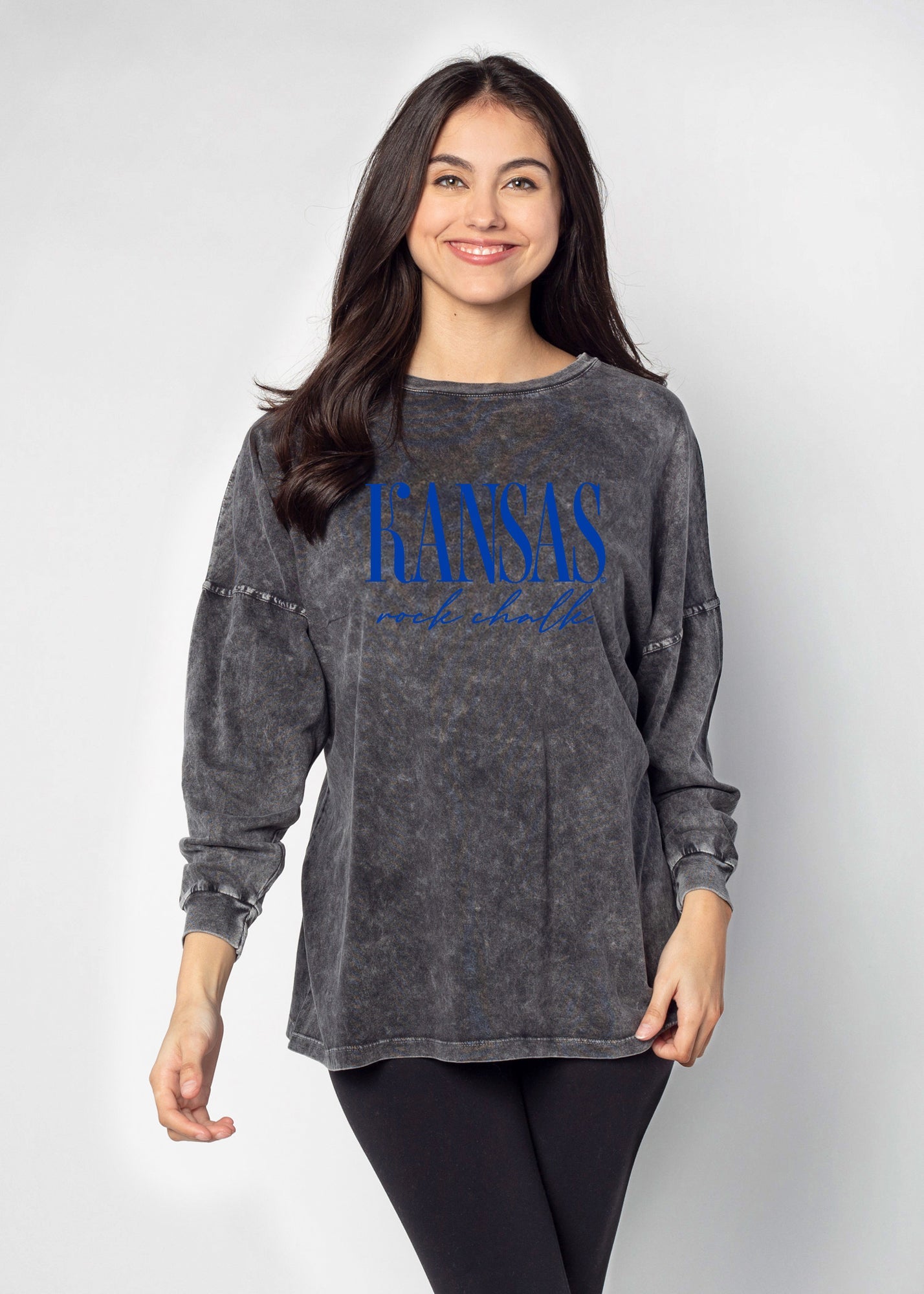 Oversized Kansas Jayhawks women’s tee