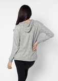 Cozy Tunic Hoodie Penn State Nittany Lions in Heather Grey