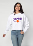 Clemson Tigers Junior Corded Boxy Pullover