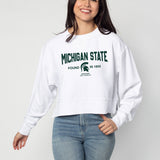 Michigan State Spartans Junior Corded Boxy Pullover