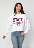Mississippi State Bulldogs Junior Corded Boxy Pullover