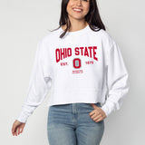 Ohio State Buckeyes Junior Corded Boxy Pullover