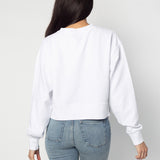 Corded Boxy Pullover North Carolina Tar Heels in White