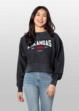Arkansas Razorbacks Junior Corded Boxy Pullover