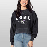 Kansas State Wildcats Junior Corded Boxy Pullover
