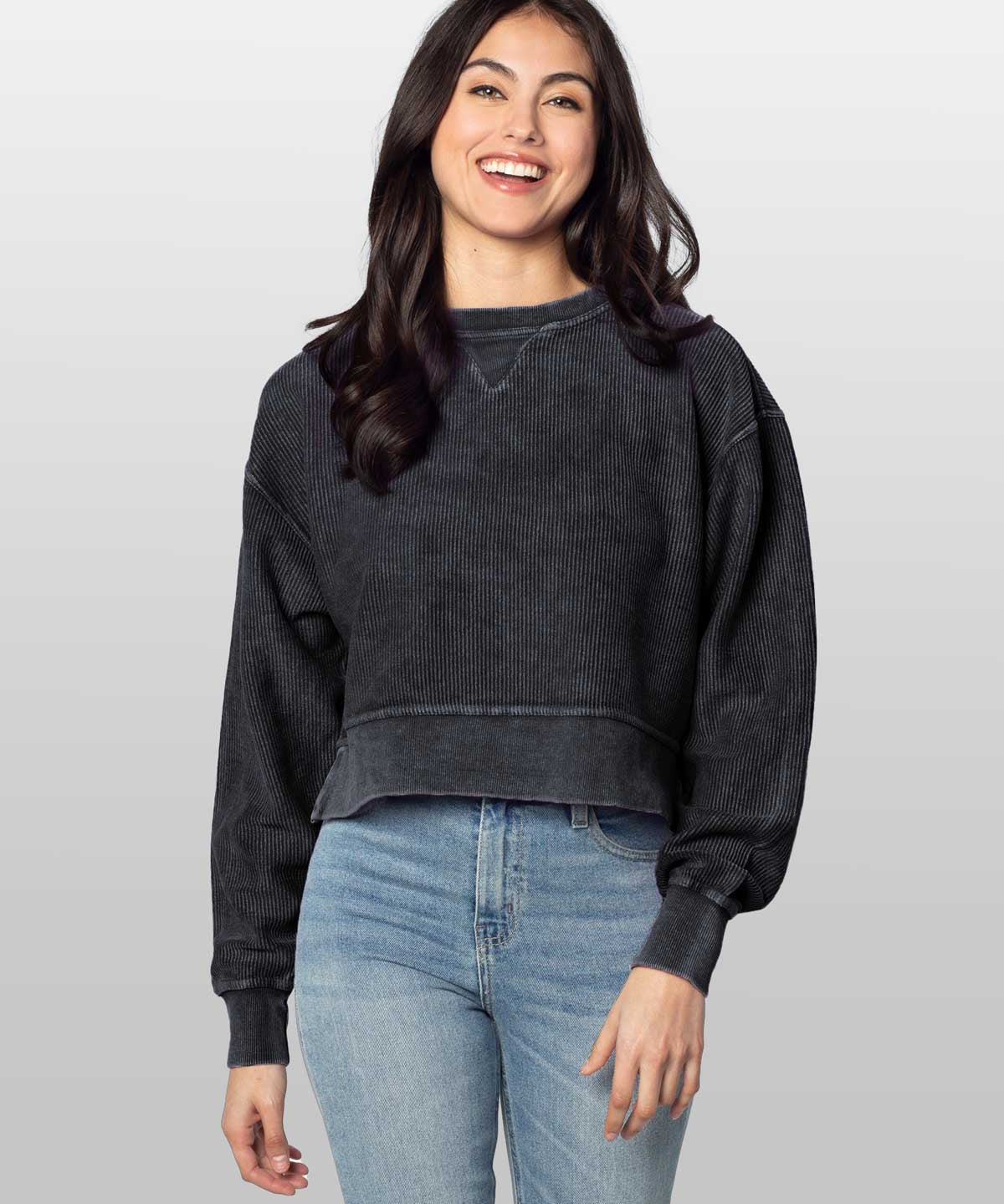 Corded Boxy Pullover