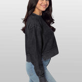 Georgia Bulldogs Junior Corded Boxy Pullover