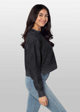 Georgia Bulldogs Junior Corded Boxy Pullover