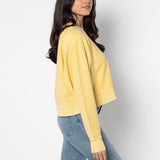Michigan Wolverines Junior Corded Boxy Pullover