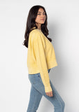 Michigan Wolverines Junior Corded Boxy Pullover