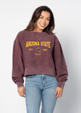 Arizona State Sun Devils Junior Corded Boxy Pullover