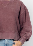 Virginia Tech Hokies Junior Corded Boxy Pullover