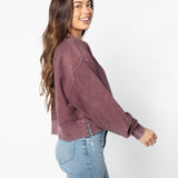 Arizona State Sun Devils Junior Corded Boxy Pullover