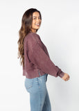 Texas A&M Aggies Junior Corded Boxy Pullover