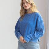 Corded Boxy Pullover