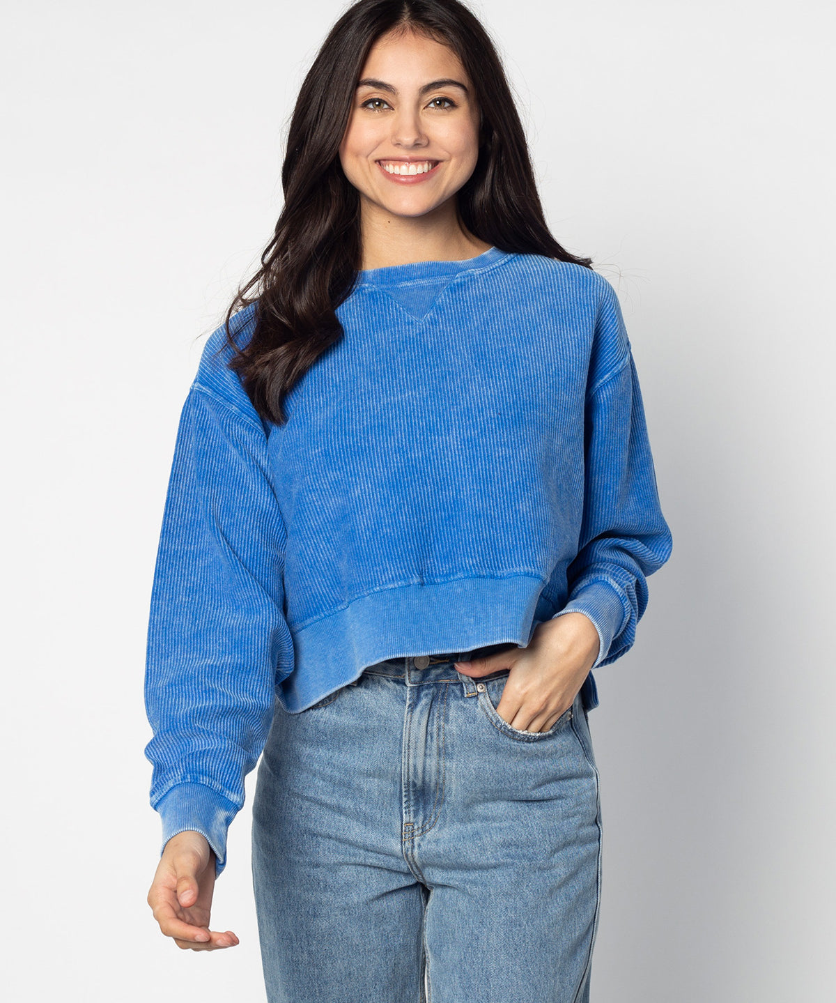 Corded Boxy Pullover