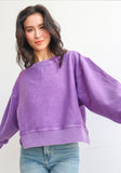 Corded Boxy Pullover