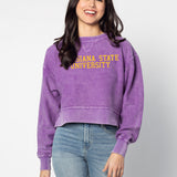 Corded Boxy Pullover LSU Tigers in Purple