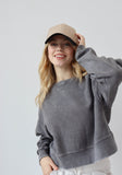Corded Boxy Pullover