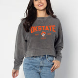 Oklahoma State Cowboys Junior Corded Boxy Pullover