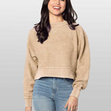 Corded Boxy Pullover