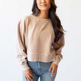 Corded Boxy Pullover