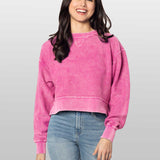Corded Boxy Pullover