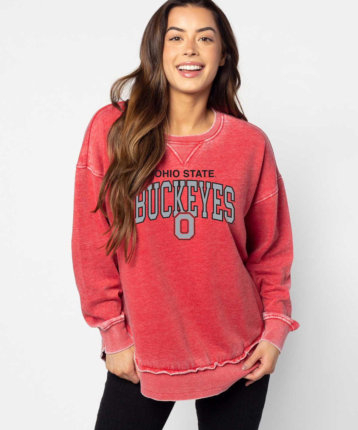Ohio State Buckeyes womens Campus Pullover 
